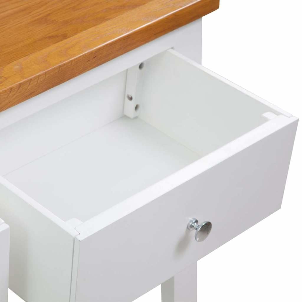 Solid Oak Wood Console Table K216