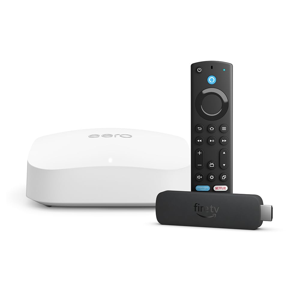 Mesh Wifi Router with 4K Max Streaming Stick E2548