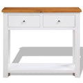Solid Oak Wood Console Table K216