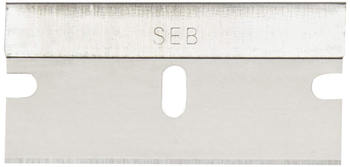 Single Edge Razor Blades, High Carbon Steel, 100-Pack A981993