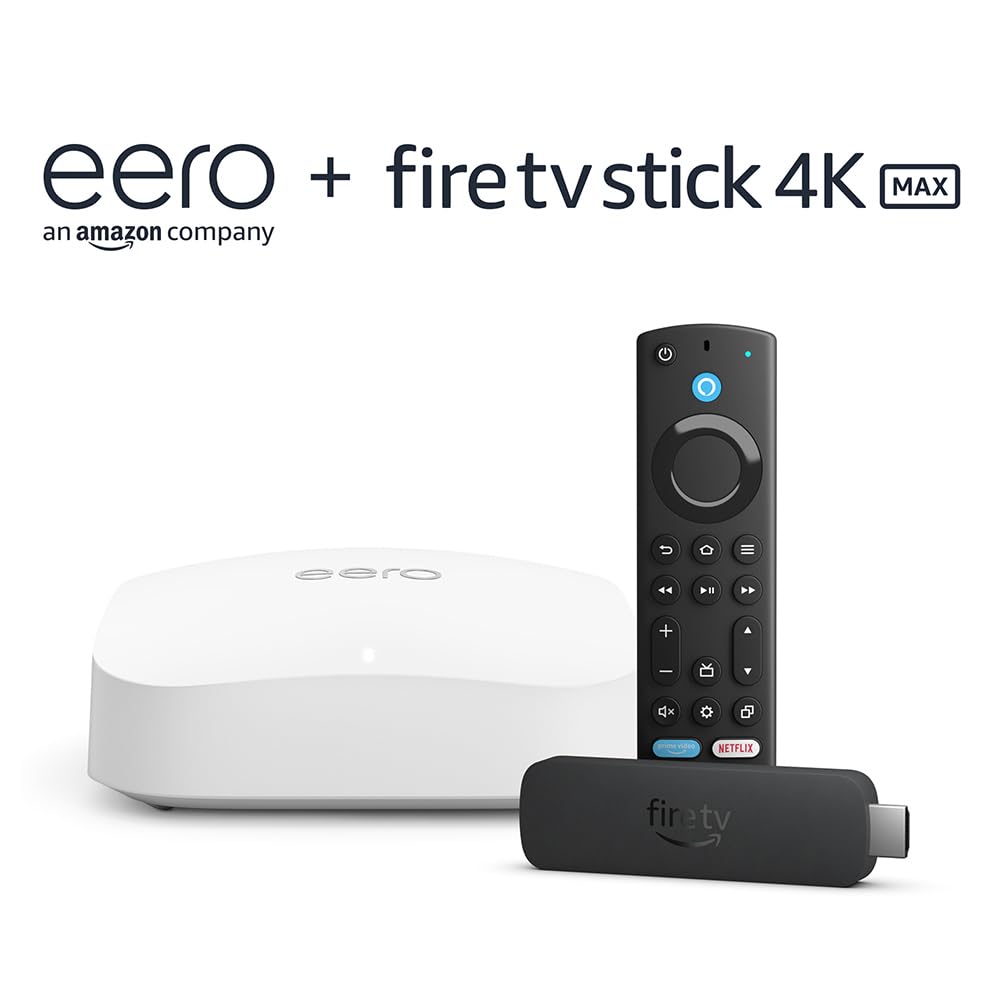 Mesh Wifi Router with 4K Max Streaming Stick E2548