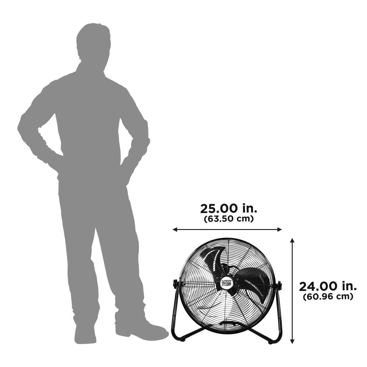 20 Inch 3-Speed High Velocity Wall Fan F248208