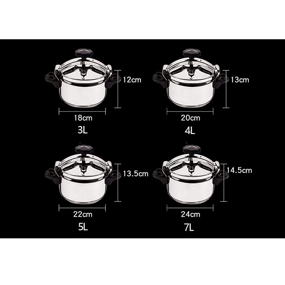 3L 304 Stainless Steel Pressure Cooker V11611