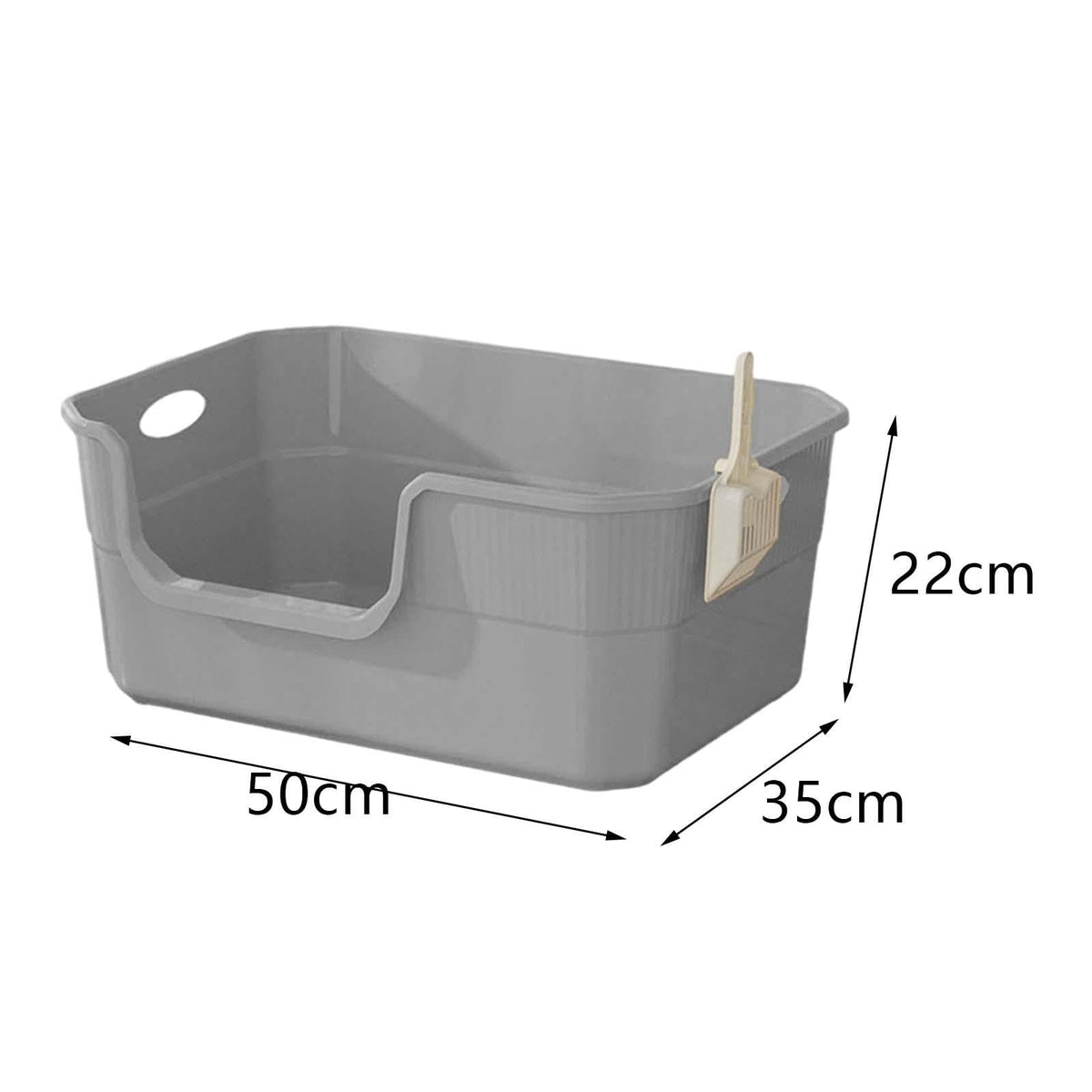 Open Top Cat Litter Tray PP F501338