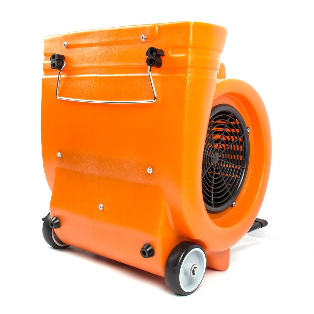 3-Speed 1.3HP 5000 CFM Air Mover Floor Dryer with Telescopic Handle H4190