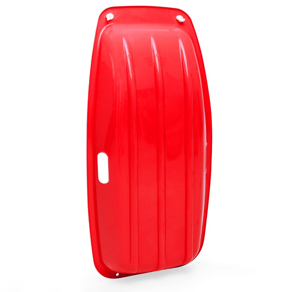 35in Kids Plastic Toboggan Snow Sled with Pull Rope Q789