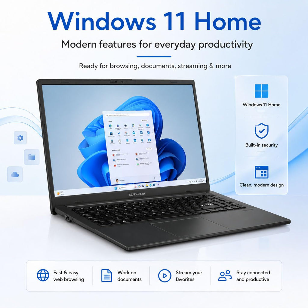 15.6" FHD Laptop AMD Ryzen 5 8GB RAM 512GB SSD D717348