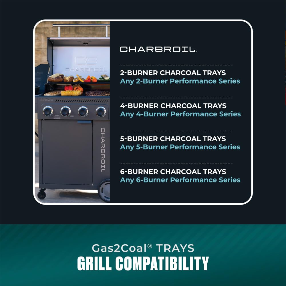 4 Burner Gas and Charcoal Grill A602458
