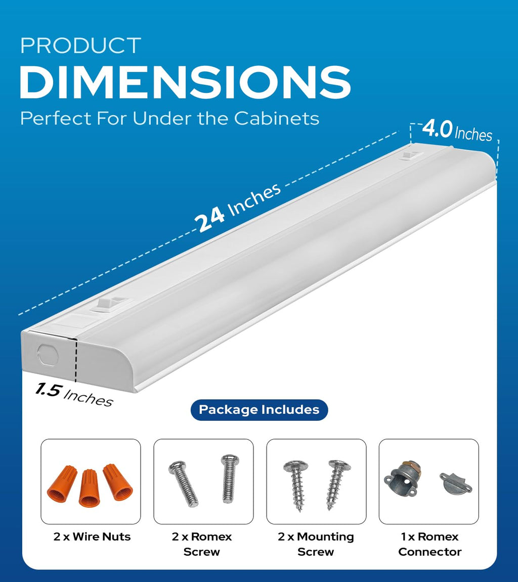 24" Hardwired Under Cabinet Lighting N976636