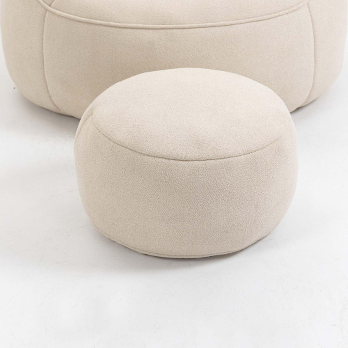 Yellow Memory Foam Bean Bag Chair with Footrest Z591