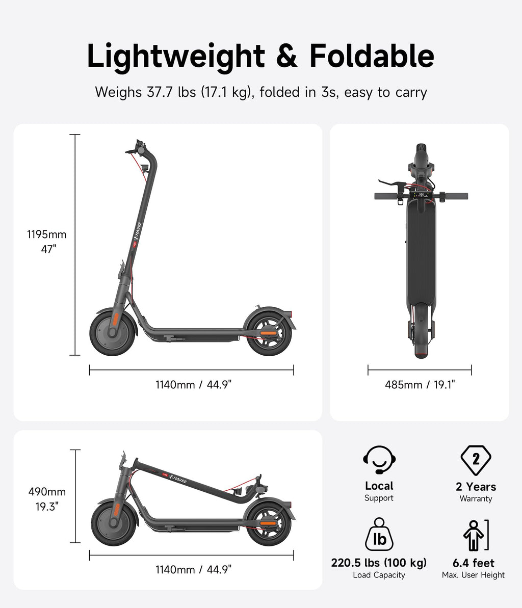Electric Scooter with Dual Brake Suspension A42657