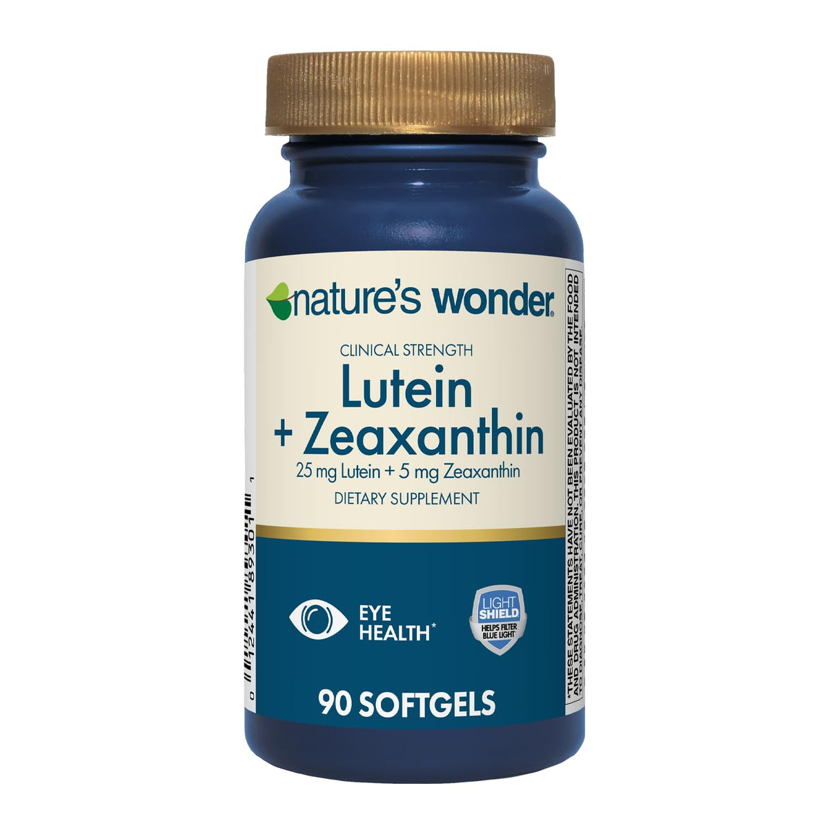 Lutein 25mg & Zeaxanthin 5mg 90 Softgels U4151