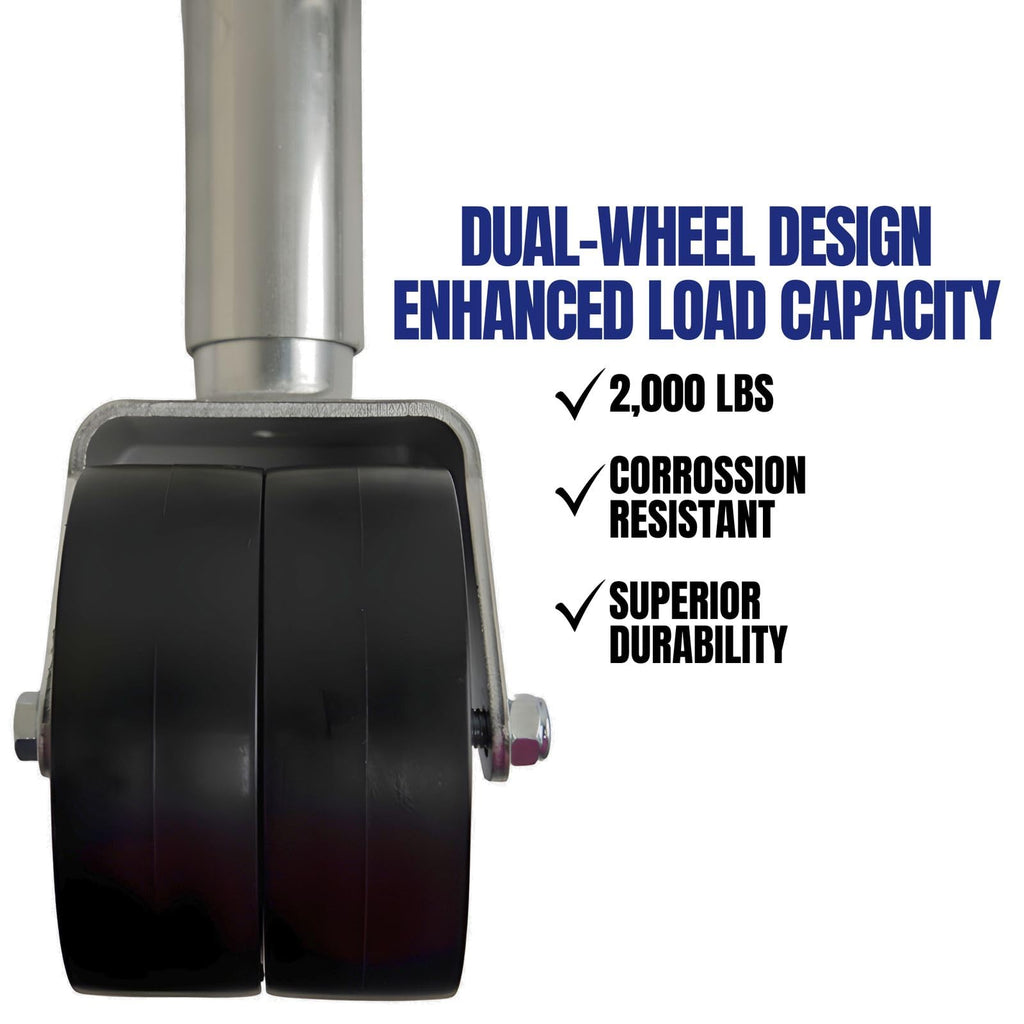 2000lbs Trailer Jack with Double Wheel T491