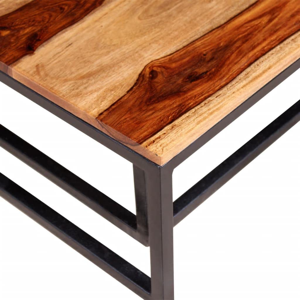 2 Piece Square Wood Nesting Coffee Table Set Q291