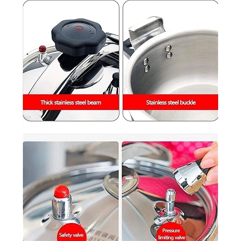 3L 304 Stainless Steel Pressure Cooker V11611