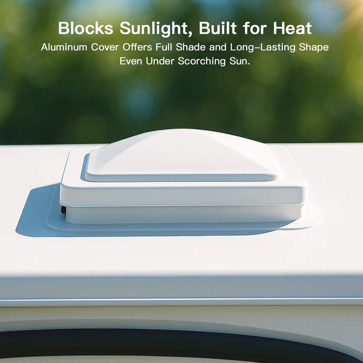 Aluminum RV Roof Vent Cover 14x14 In Y564