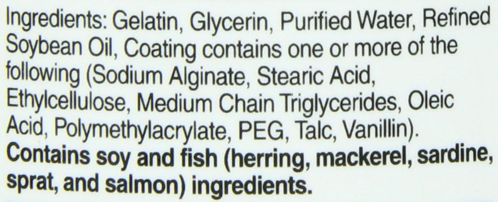 Fish Oil 1000 Mg Enteric Coated Softgels O174854
