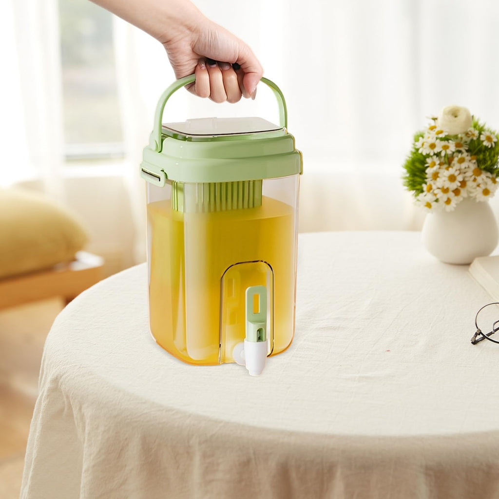 Green 2L Drink Dispenser with Faucet L3931