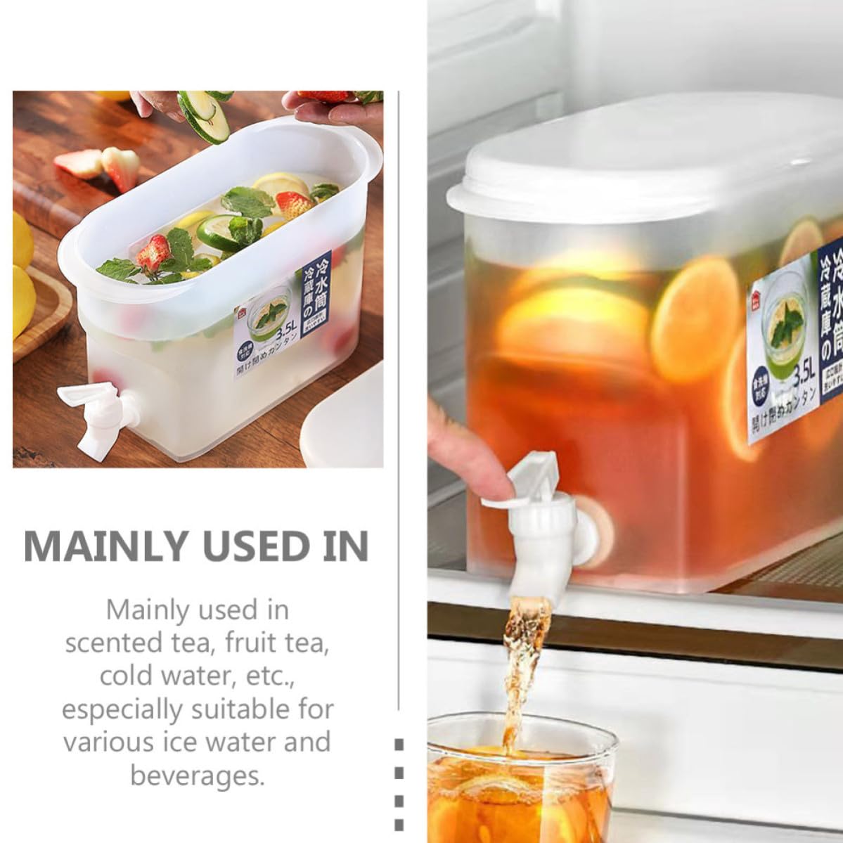 3.5L Cold Beverage Dispenser with Faucet J248176