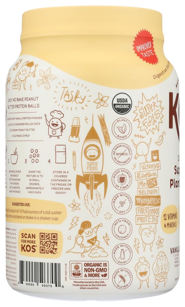 Organic Vanilla Plant Based Protein Powder I799396