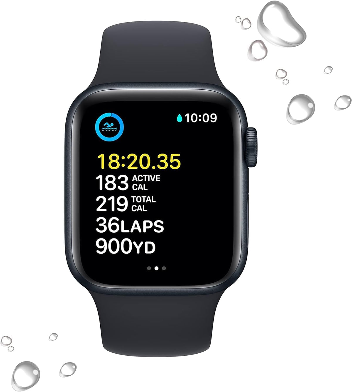 Midnight Aluminum Case with Midnight Sport Band Smartwatch T922999