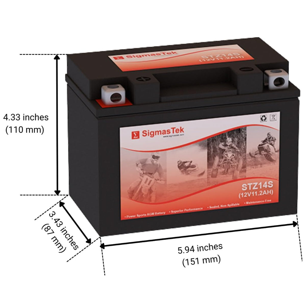 SLA Motorcycle Battery U23939