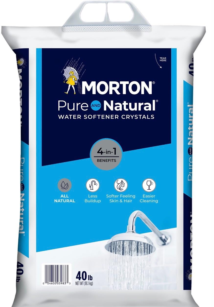 Pure and Natural 4 in 1 Salt Crystals for Water Softener, 18.14 kg D586