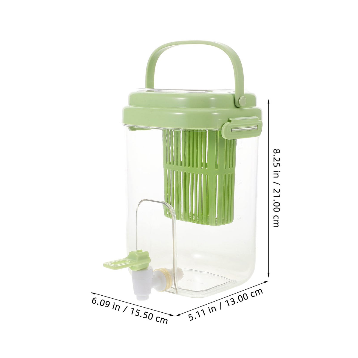 Green 2L Drink Dispenser with Faucet L3931