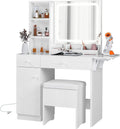 Vanity Desk with Charging Station N413