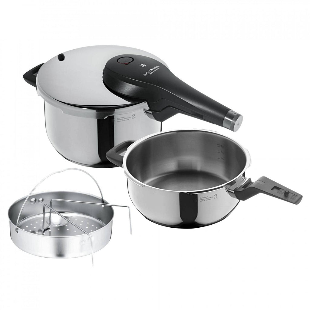 3-Piece Stainless Steel Pressure Cooker Set F595158
