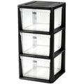 3-Drawer Plastic Storage Organizer Tower G13118