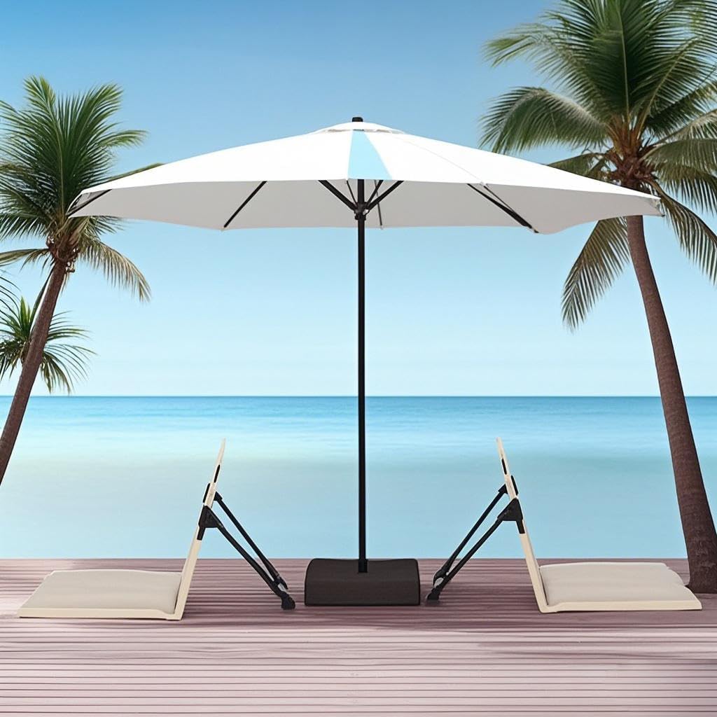 Black 2 Pack Foldable Poolside Chairs N997