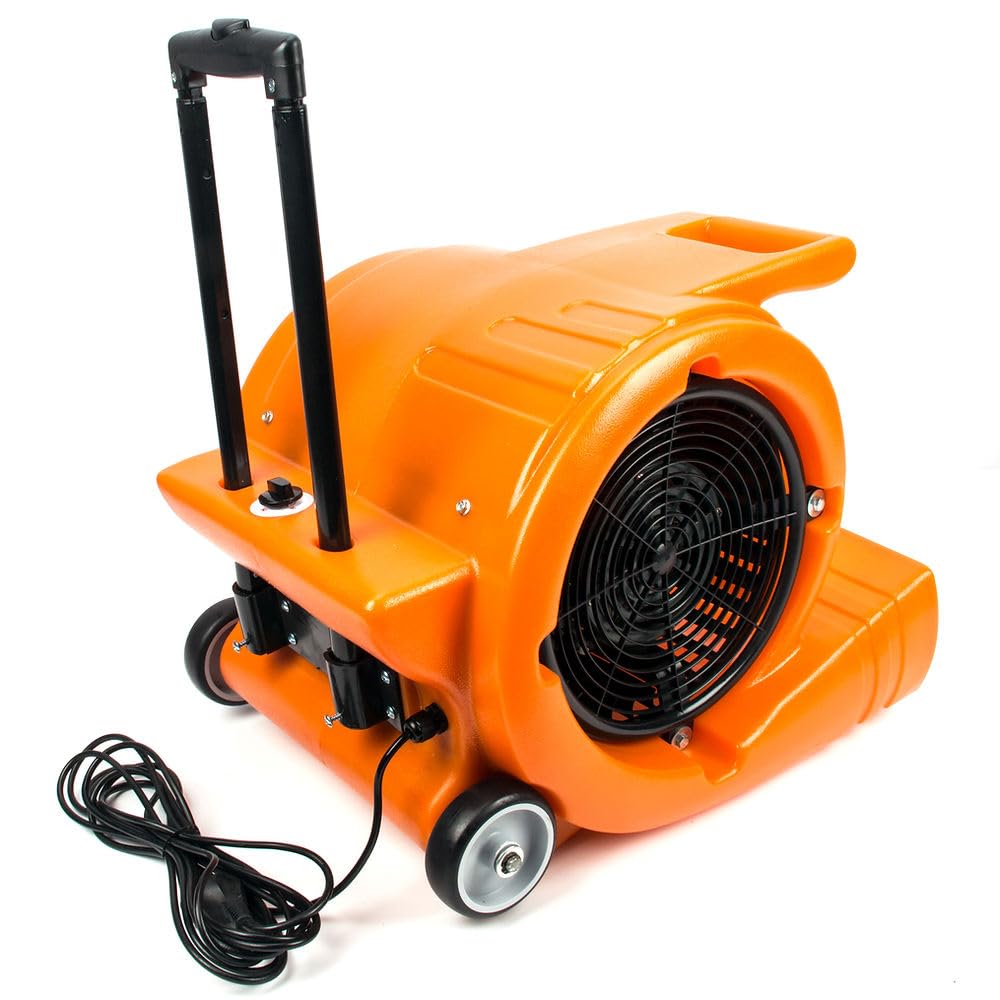 3-Speed 1.3HP 5000 CFM Air Mover Floor Dryer with Telescopic Handle H4190