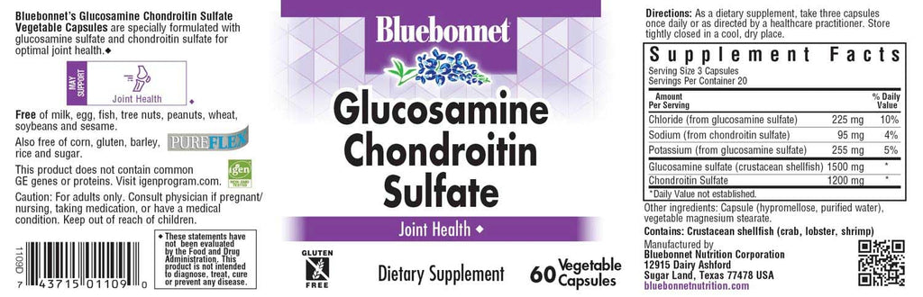 Glucosamine Chondroitin Sulfate Supplement, 60 Count K381227