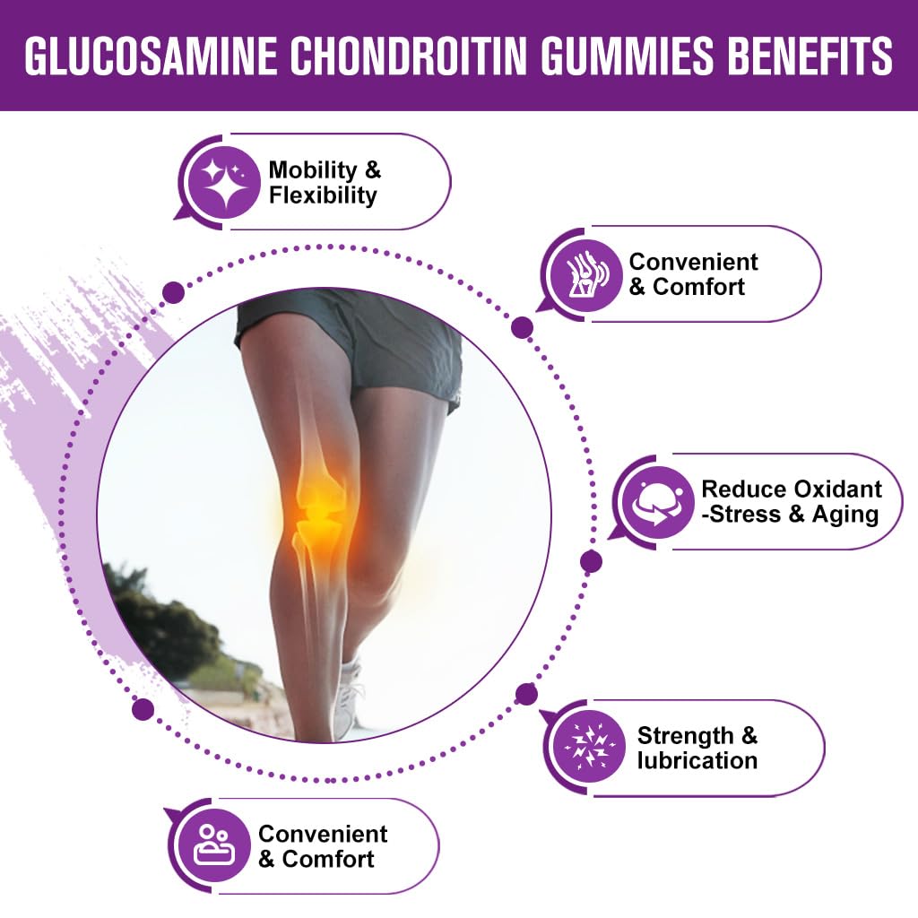 Glucosamine Chondroitin Gummies with MSM & Elderberry 2 Pack K52865