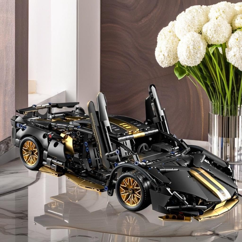 1:14 Building Block Car Set with LED M742996
