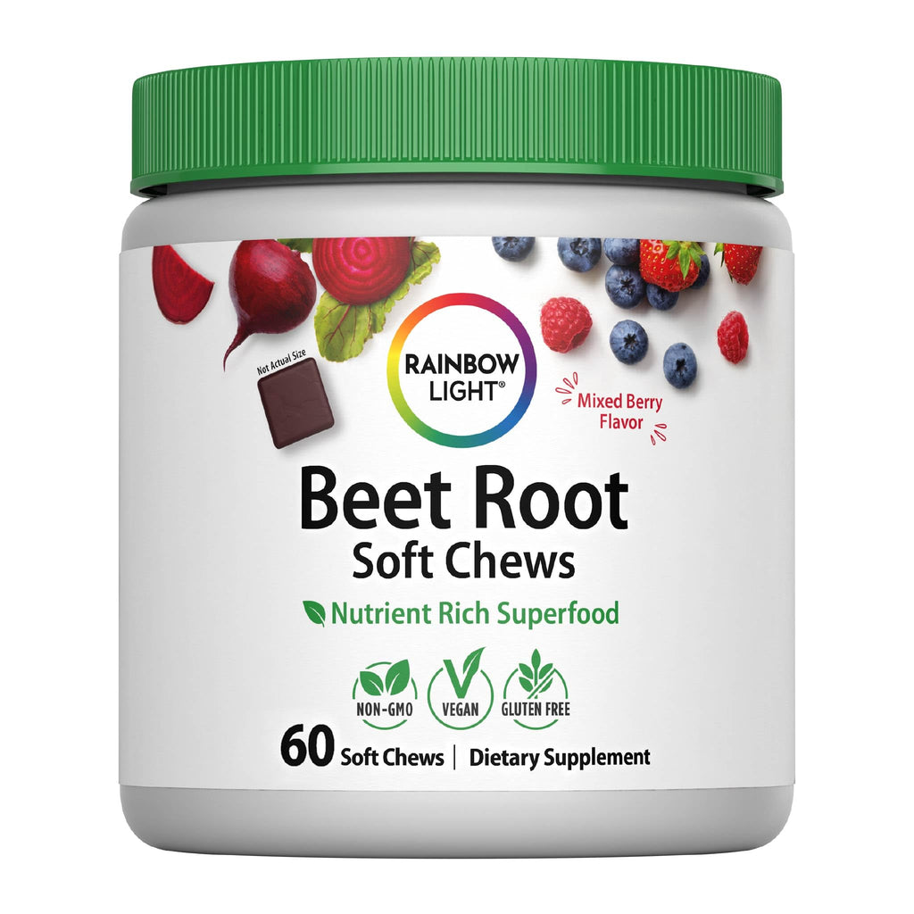 Beet Root Soft Chews Supplement 500 mg 60 Count W19920