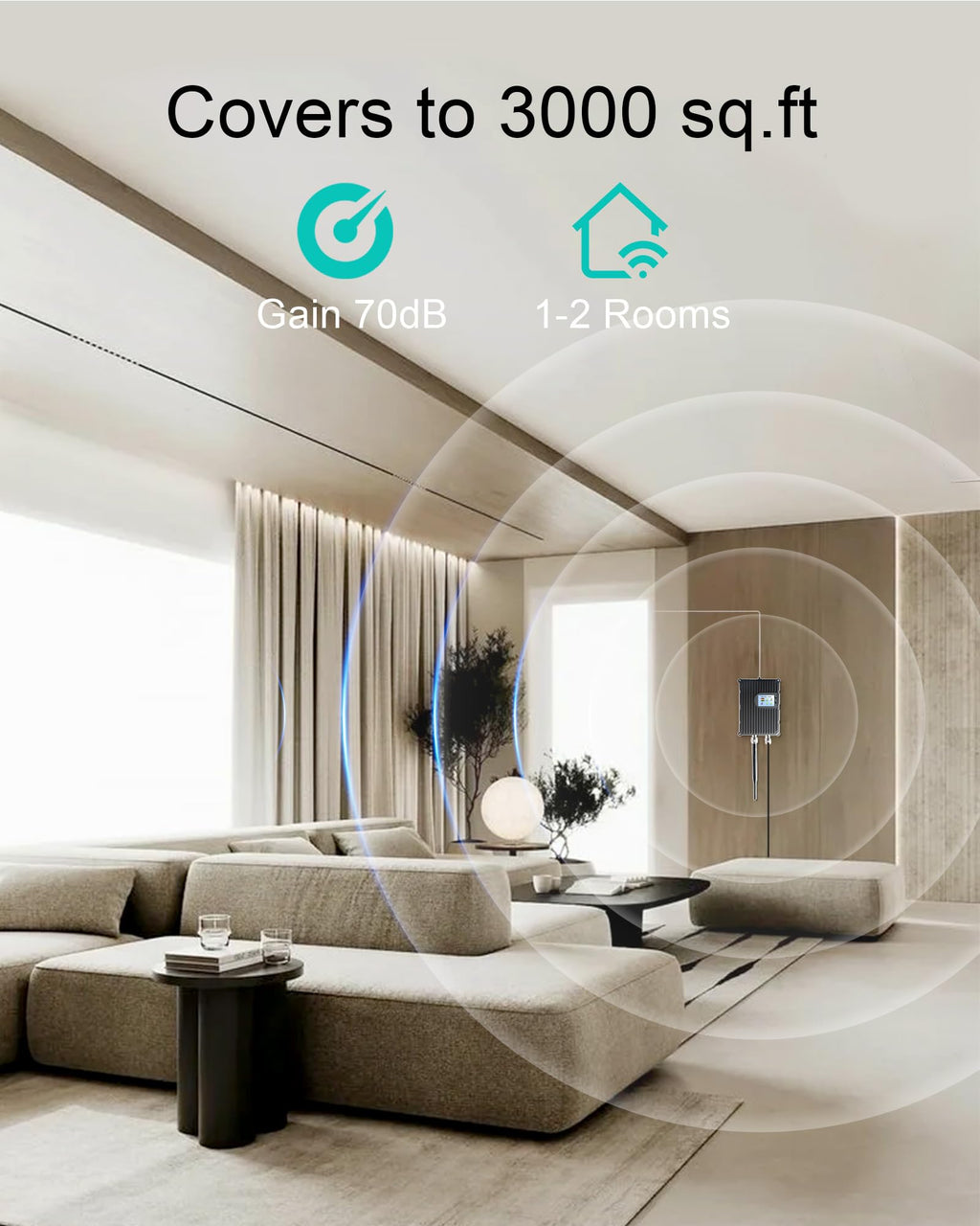 Cell Phone Signal Booster for 5G 4G LTE K16420