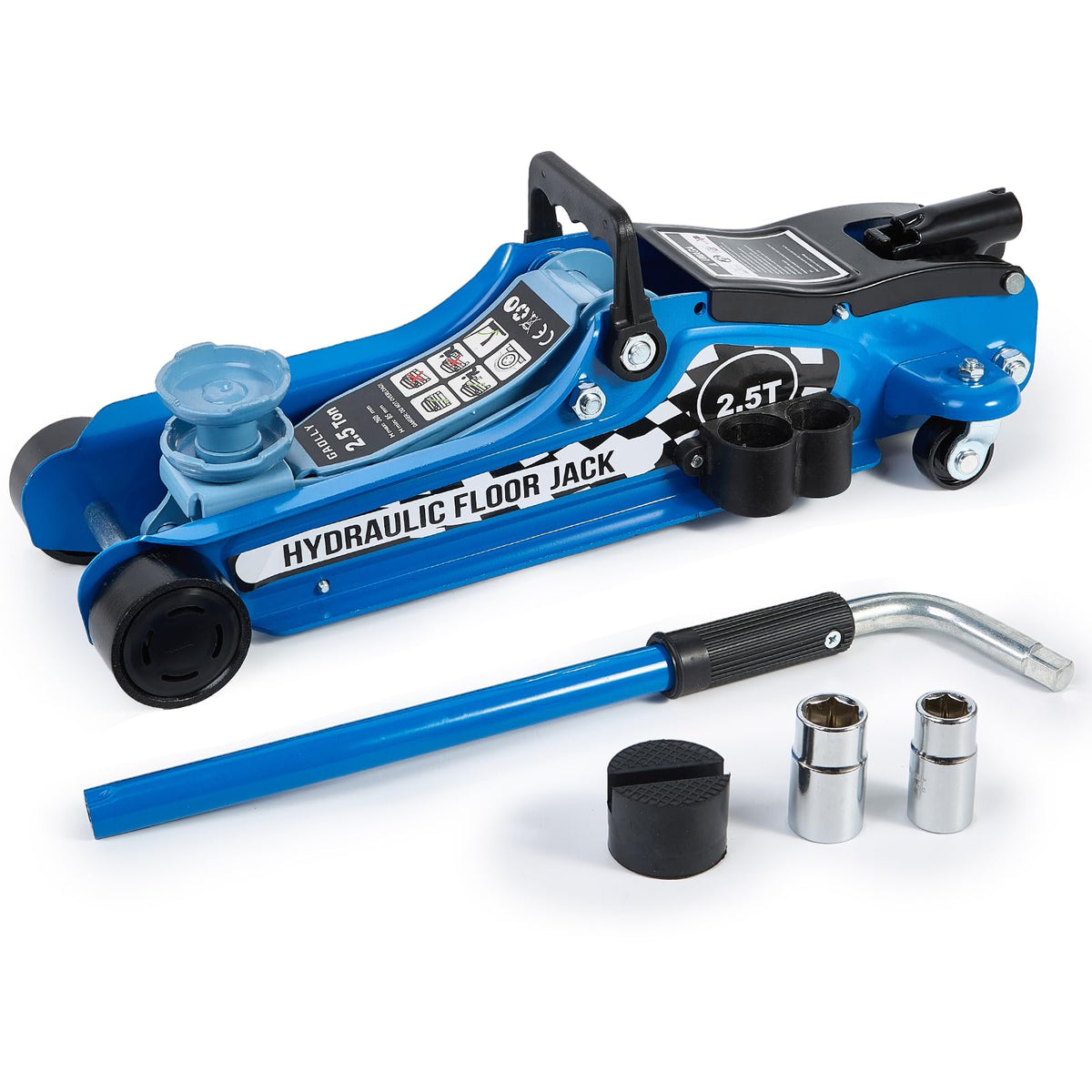 2.5 Ton Low Profile Hydraulic Floor Jack Kit D72826