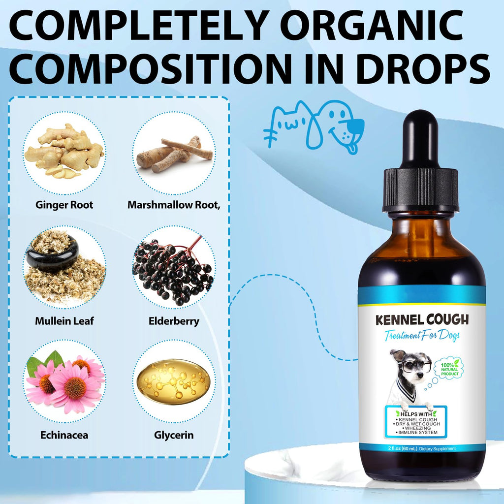 Kennel Cough Herbal Drops 2.02 Fl.oz / 60 ml P5335