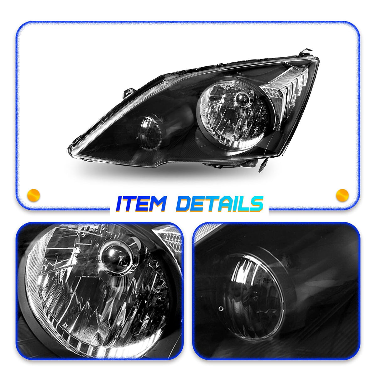 Halogen Headlight Assembly B3288