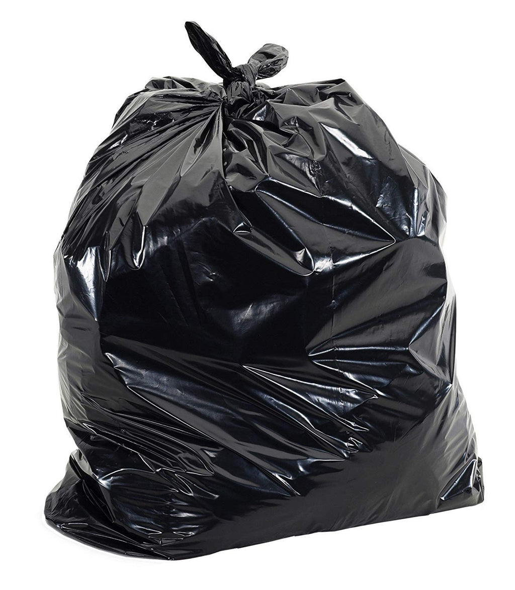 40-45 Gallon Black Heavy Duty Trash Bags Pack of 100 U49529