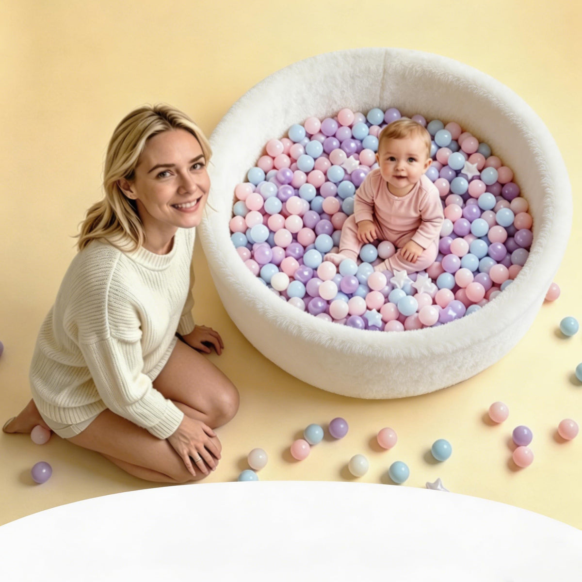 Pink Green Blue White Gray Ball Pit Balls G43209