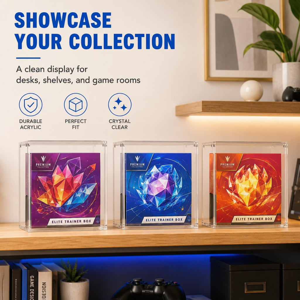 Clear Acrylic Trading Card Display Case Z4585