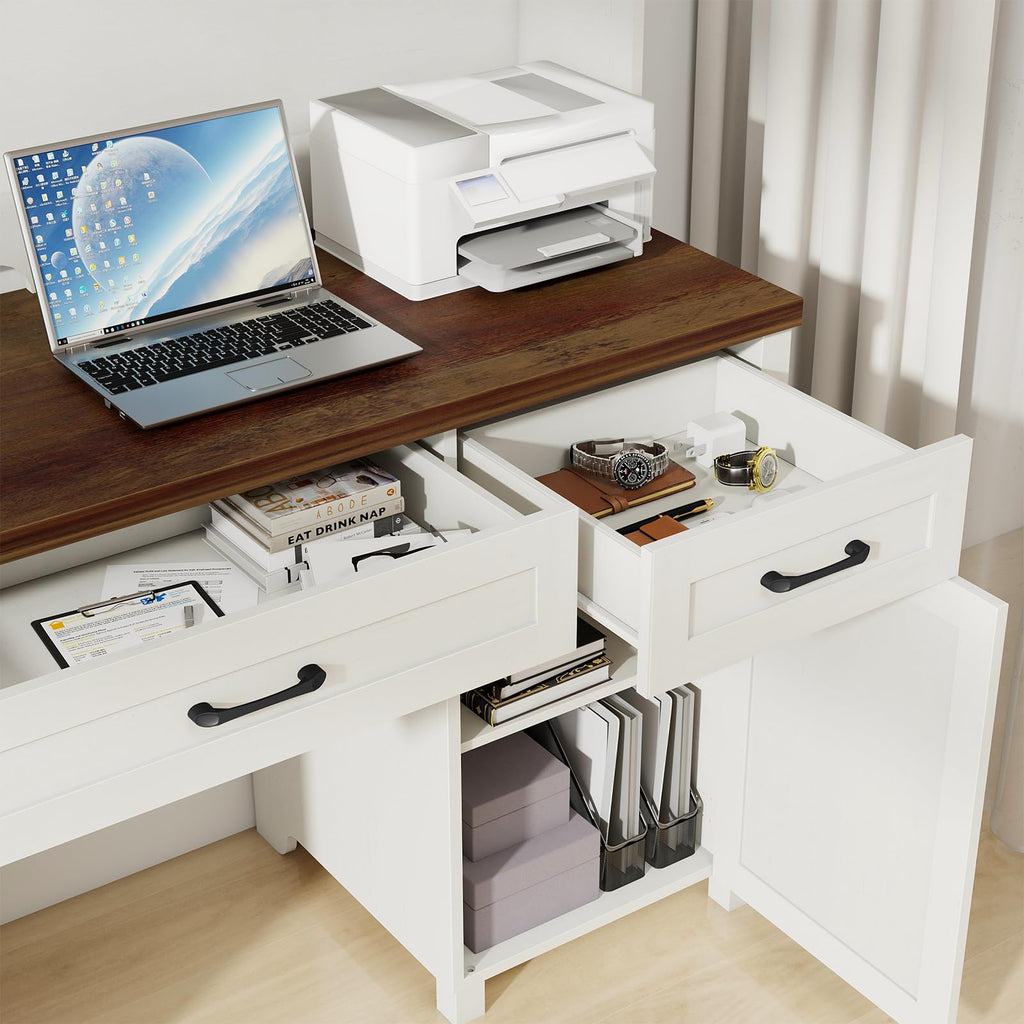 67" H Executive Desk with File Drawer N251