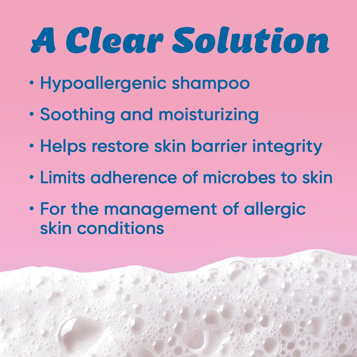 Medicated Hypoallergenic Soothing Moisturizing Pet Shampoo B402213
