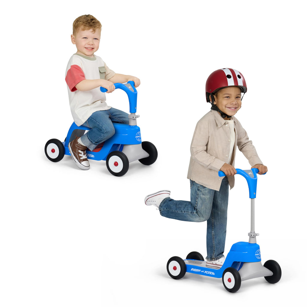 Blue/Red/Pink 4-Wheel Kids Scooter B13808