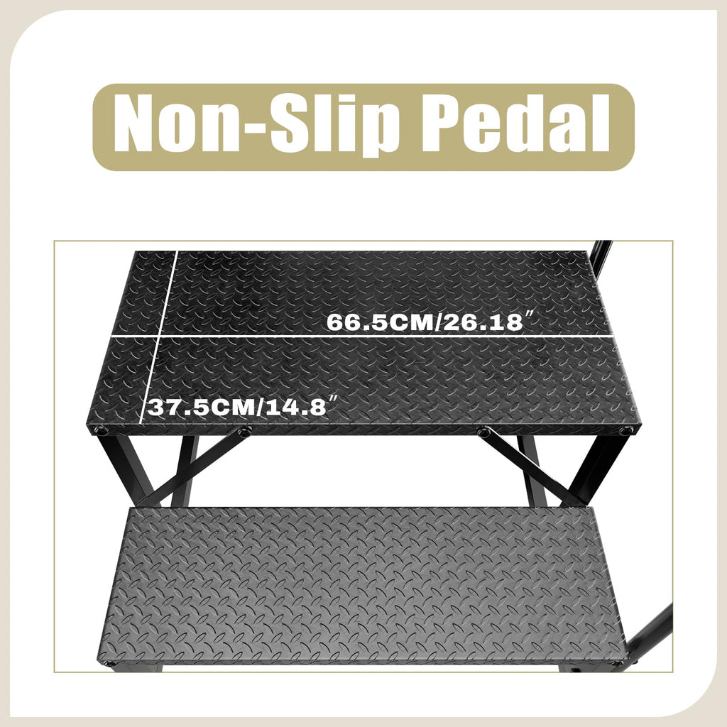 2 Step Ladder with Handrail V801