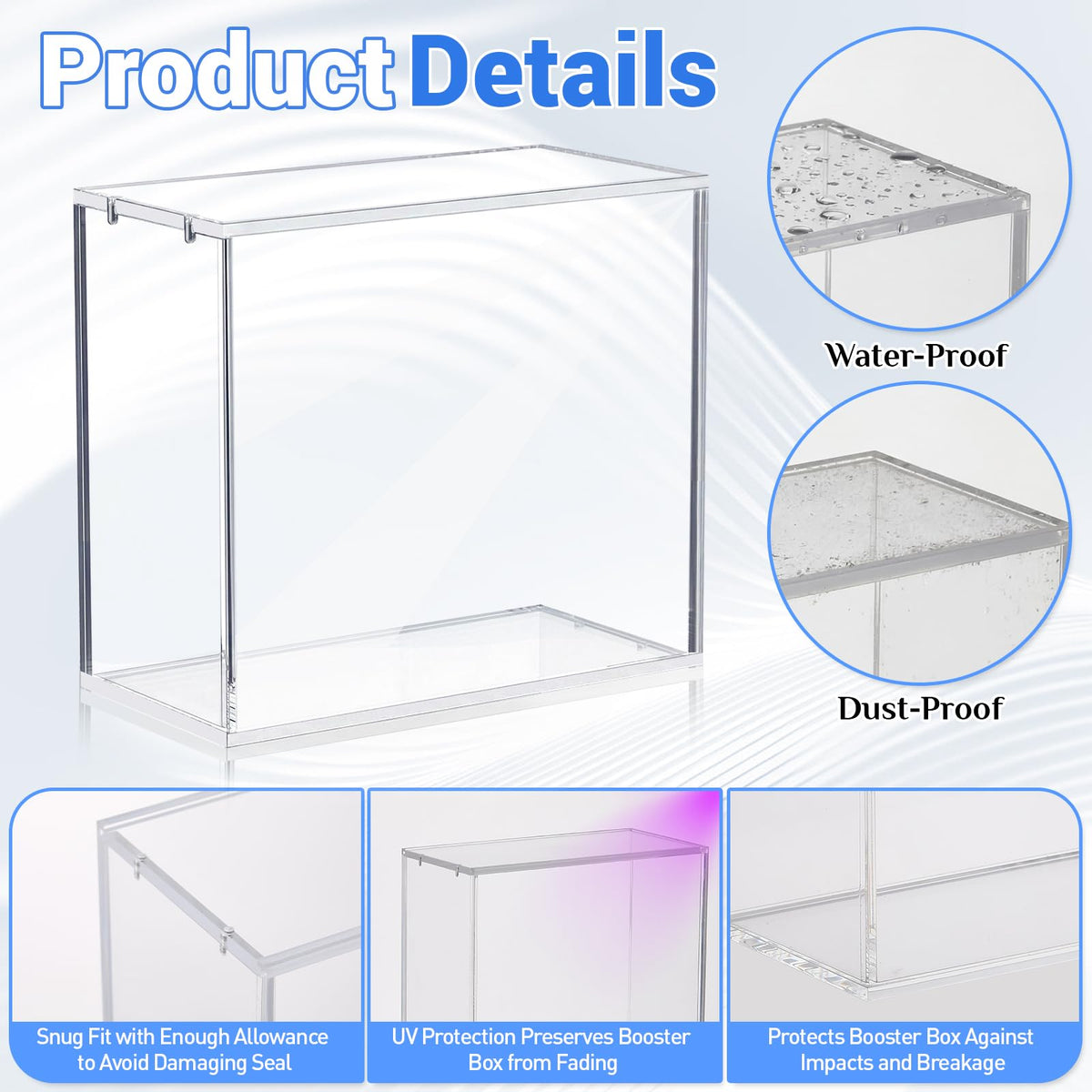 3 Pack 5mm Acrylic Cases G990