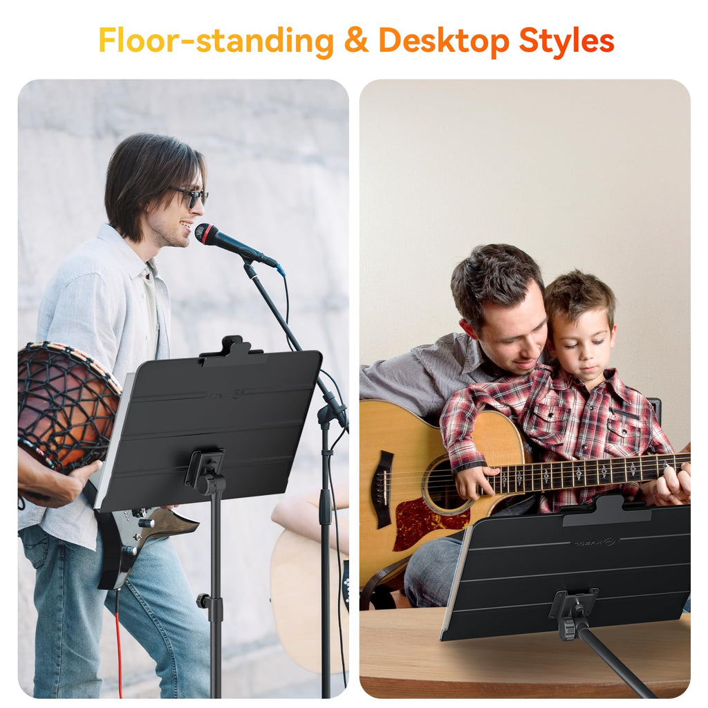 Folding Sheet Music Stand & Desktop Book Stand with Carrying Bag R150427